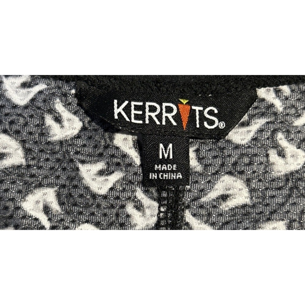 Kerrits Women's Size M Tank Top Black Horse Print Equestrian Riding Lightweight - Picture 5 of 7